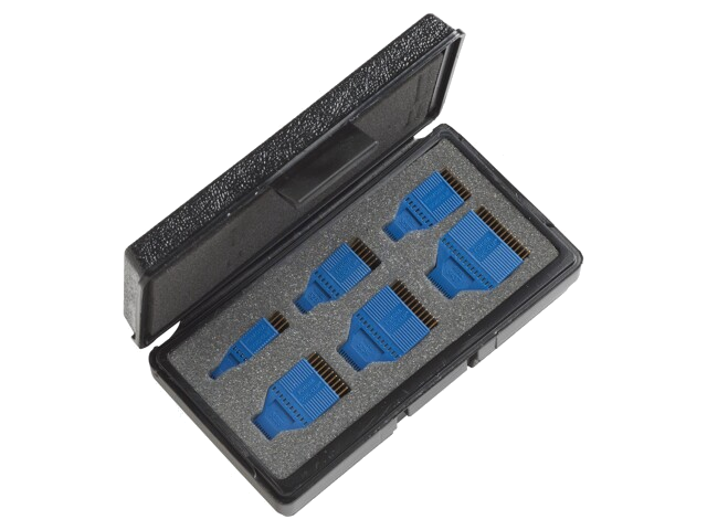 Meetclipsset; Gebruik: SOIC,SOJ; 190,5x101,6mm; 6st. Meetclipsset; Gebruik: SOIC,SOJ; 190,5x101,6mm; 6st.